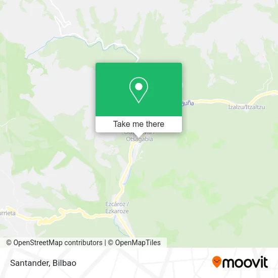 mapa Santander