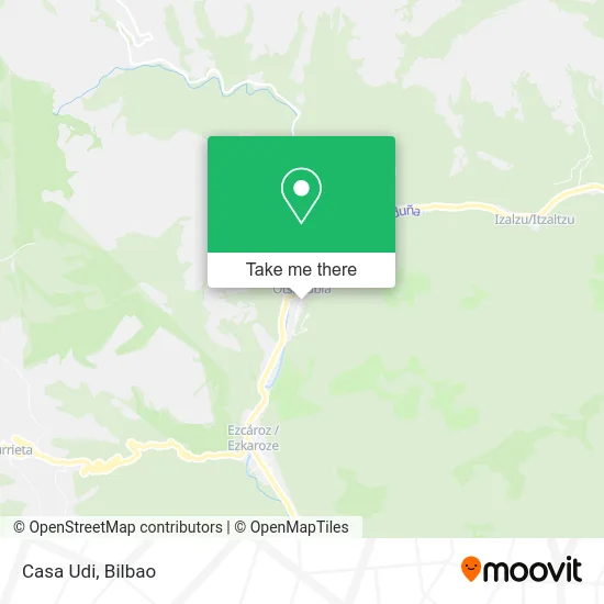 Casa Udi map