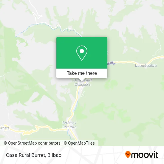 Casa Rural Burret map