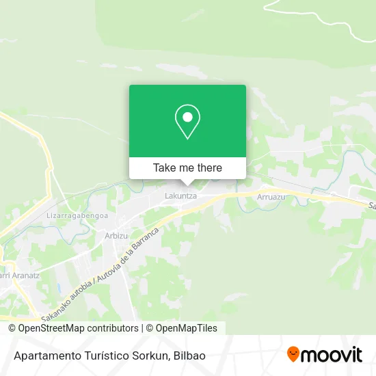 mapa Apartamento Turístico Sorkun