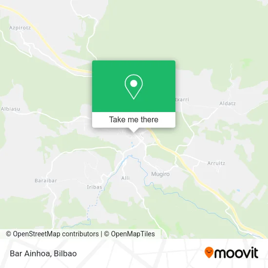 Bar Ainhoa map