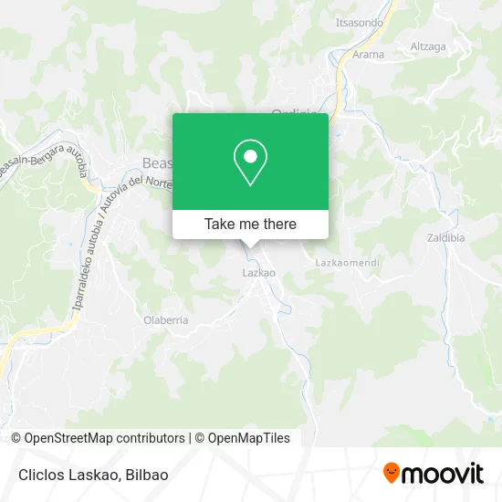 Cliclos Laskao map
