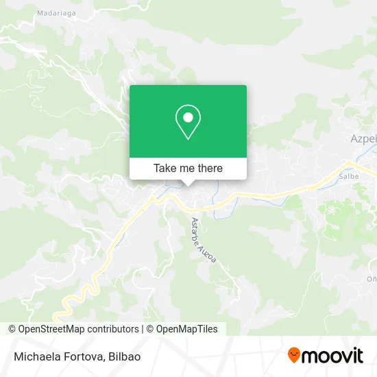 Michaela Fortova map