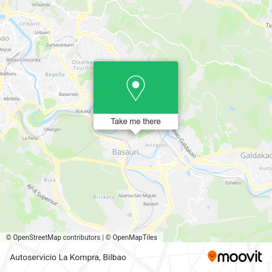 Autoservicio La Kompra map