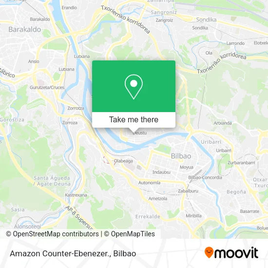 Amazon Counter-Ebenezer. map