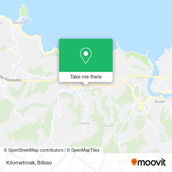 Kilometroak map