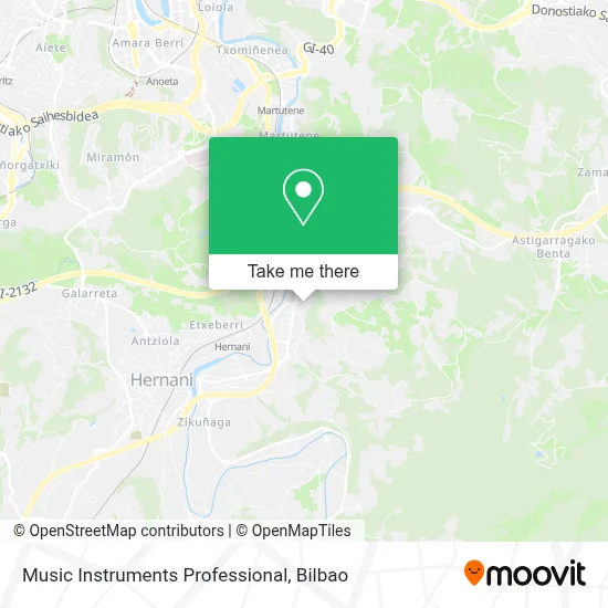Music Instruments Professional map
