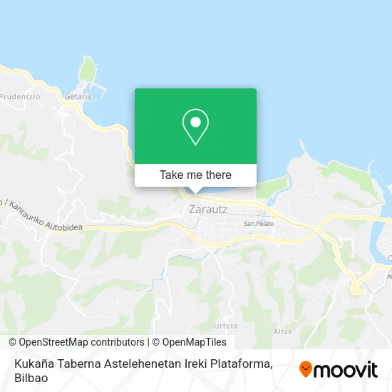 Kukaña Taberna Astelehenetan Ireki Plataforma map