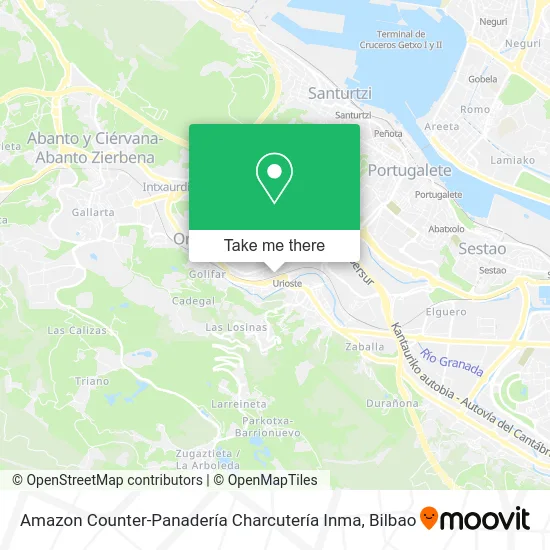 Amazon Counter-Panadería Charcutería Inma map