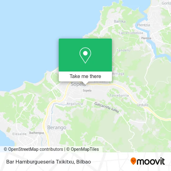 Bar Hamburguesería Txikitxu map