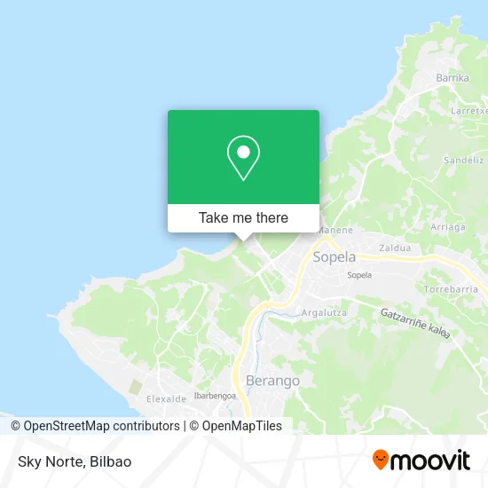 Sky Norte map