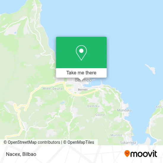 Nacex map