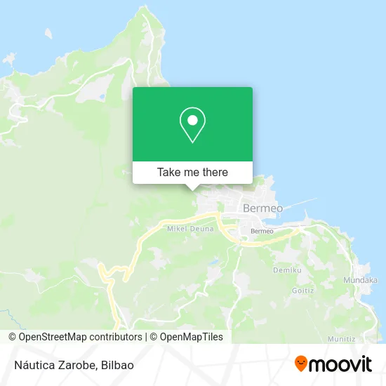 Náutica Zarobe map