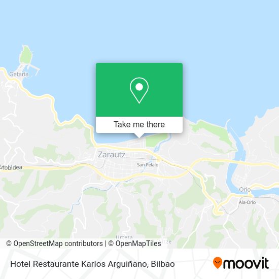 Hotel Restaurante Karlos Arguiñano map