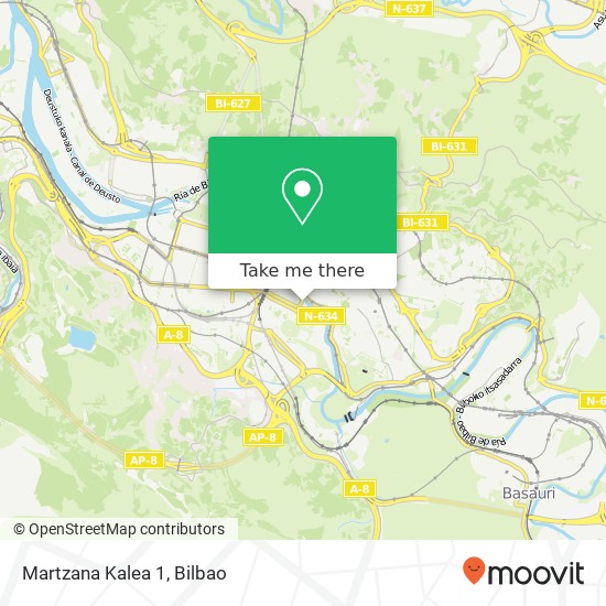 Martzana Kalea 1 map