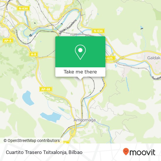 Cuartito Trasero Txitxalonja map