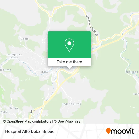 Hospital Alto Deba map