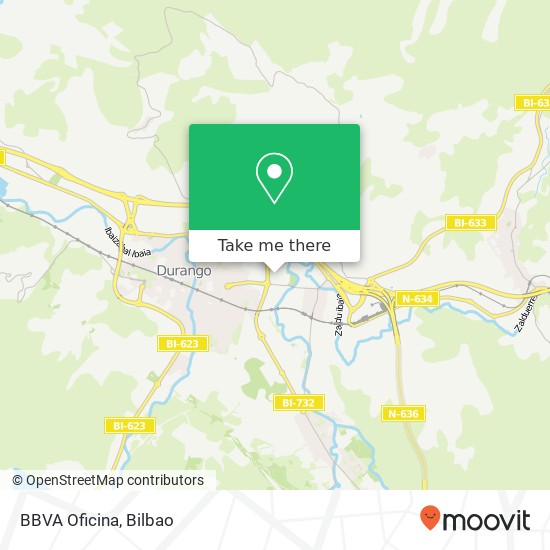 BBVA Oficina map