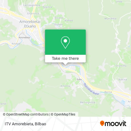 mapa ITV Amorebieta