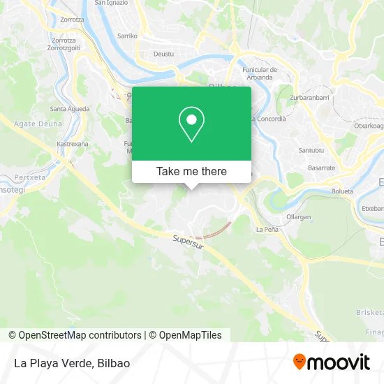 La Playa Verde map