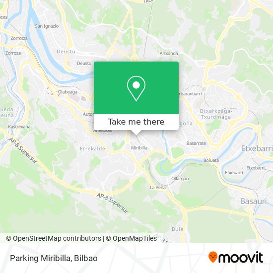 Parking Miribilla map