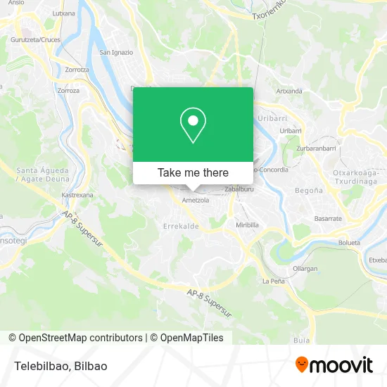 Telebilbao map