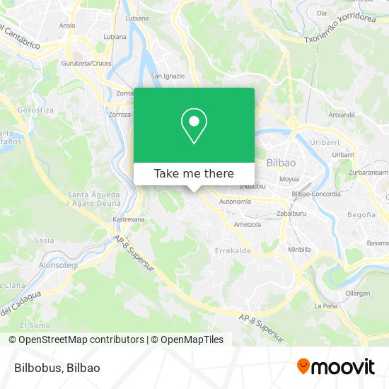 Bilbobus map