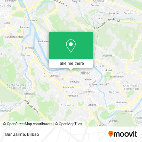 mapa Bar Jaime