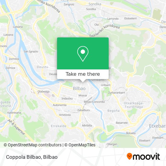 Coppola Bilbao map