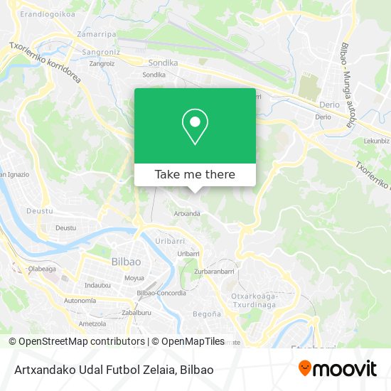 Artxandako Udal Futbol Zelaia map