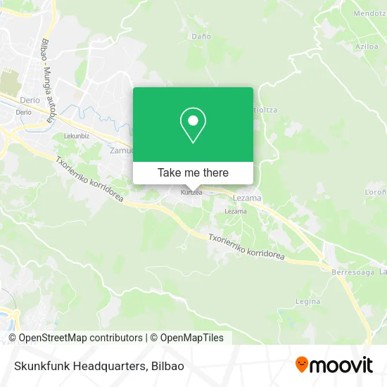 mapa Skunkfunk Headquarters