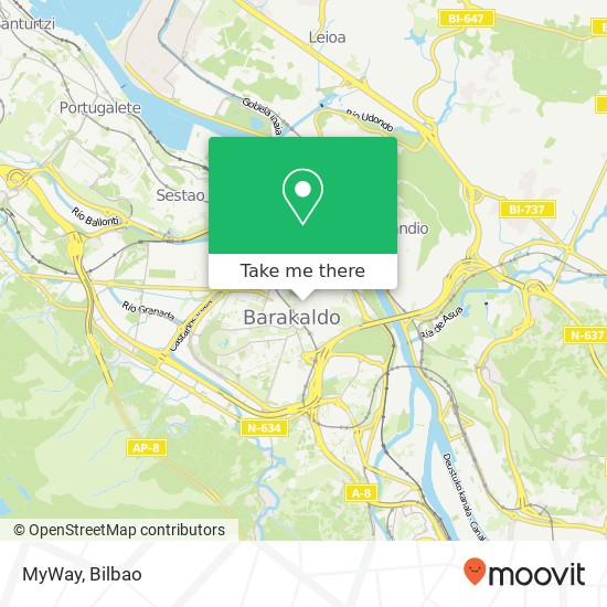 MyWay map