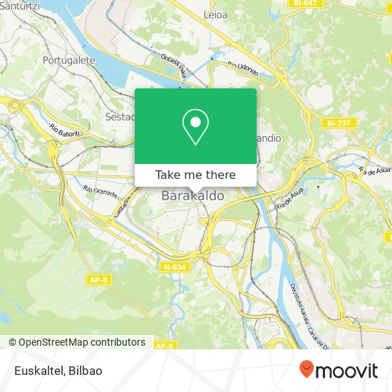 Euskaltel map