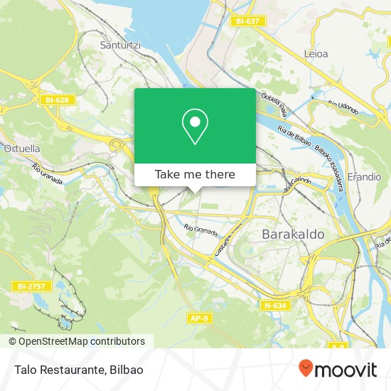 Talo Restaurante map