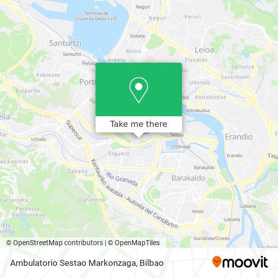 Ambulatorio Sestao Markonzaga map