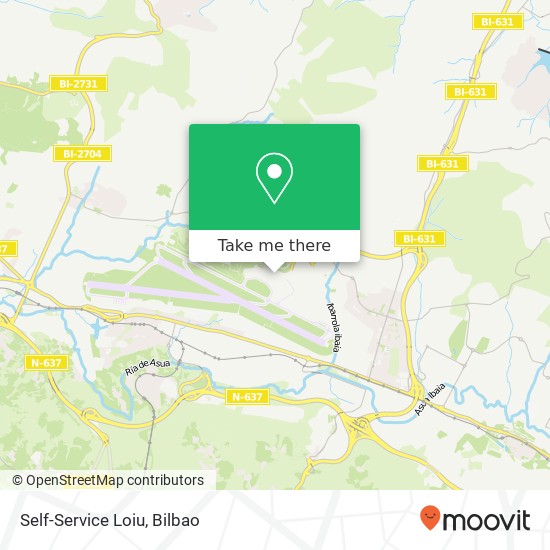Self-Service Loiu map