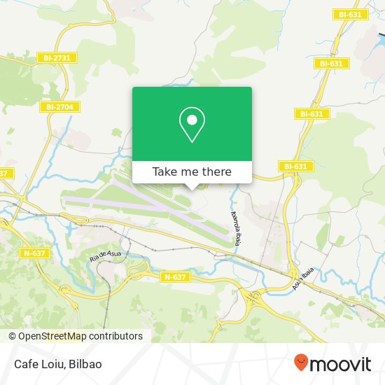 mapa Cafe Loiu
