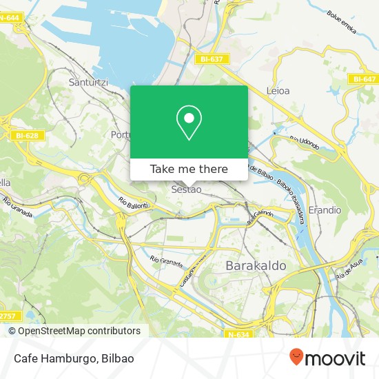 mapa Cafe Hamburgo