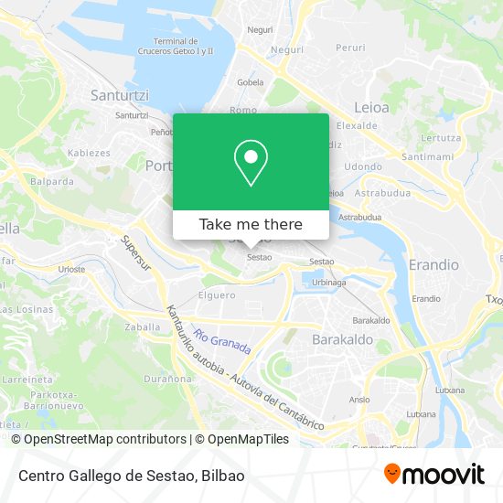 Centro Gallego de Sestao map