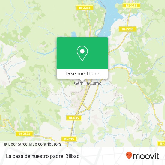 mapa La casa de nuestro padre