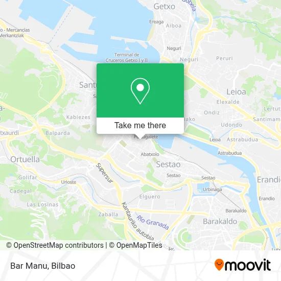 Bar Manu map