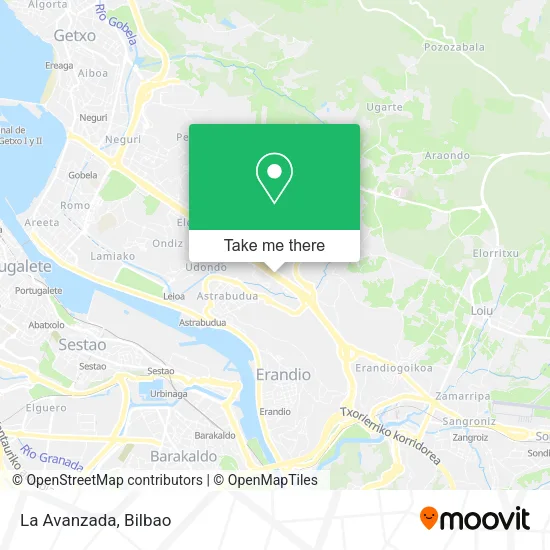 mapa La Avanzada