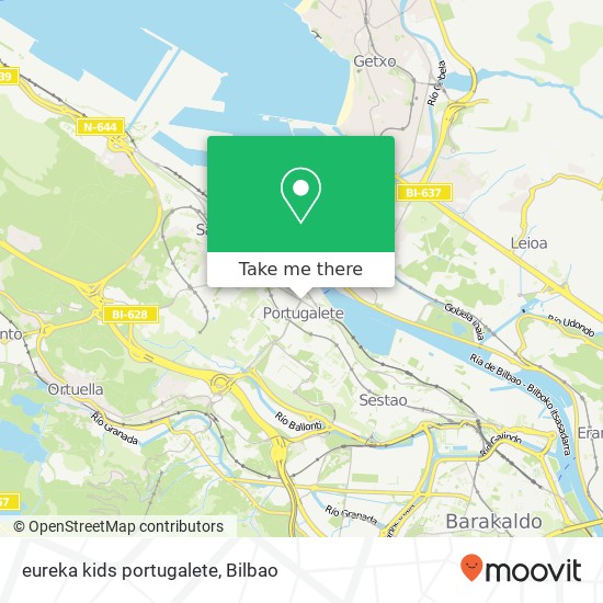 eureka kids portugalete map