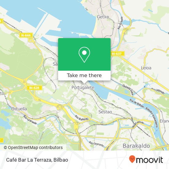 mapa Café Bar La Terraza