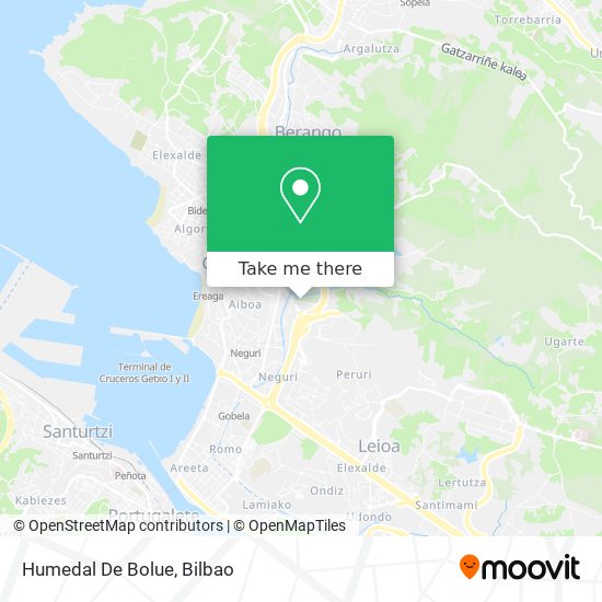 Humedal De Bolue map
