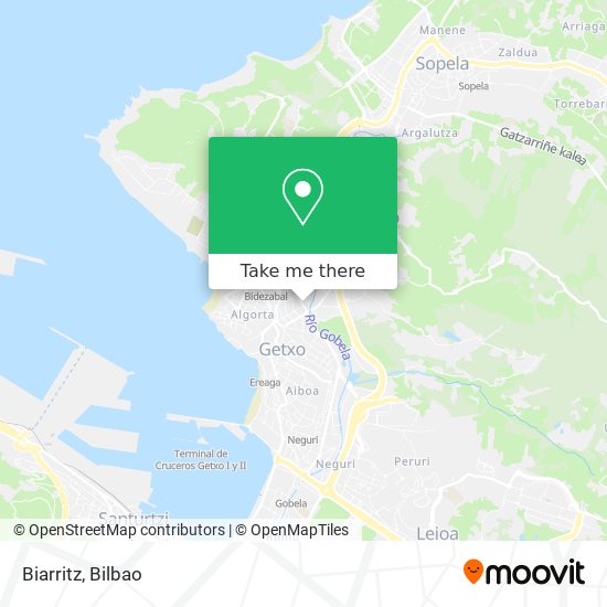 Biarritz map