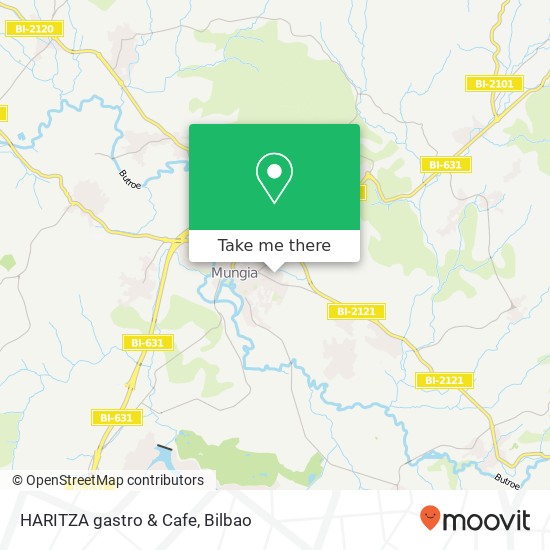 HARITZA  gastro & Cafe map