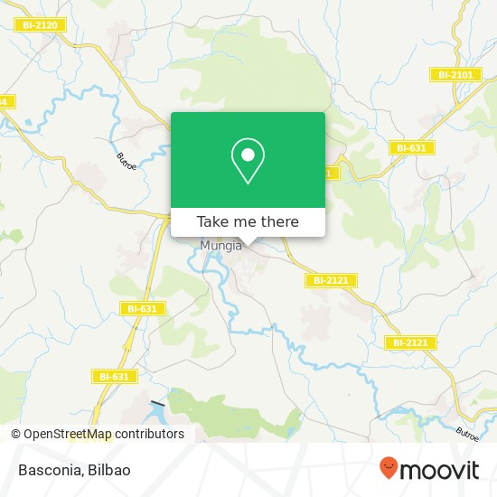 mapa Basconia