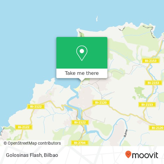 Golosinas Flash map