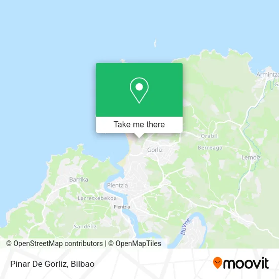 Pinar De Gorliz map